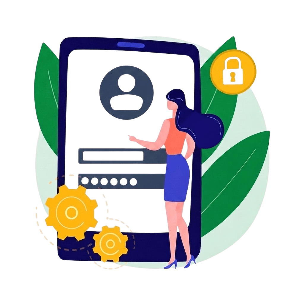 Account security illustration